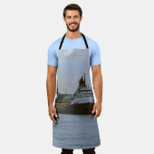 ミシサギエプロン エプロン (着用した状態)