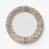 ミシシッピとアラバマ ペーパープレート (正面)