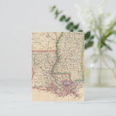 ミシシッピとルイジアナの州 ポストカード