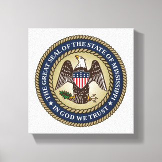 ミシシッピのシール キャンバスプリント