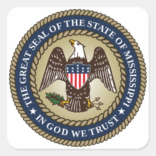 ミシシッピのシール スクエアシール (正面)