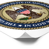 ミシシッピのシール ポスター (角)