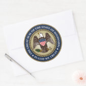 ミシシッピのシール ラウンドシール (封筒)