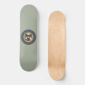 ミシシッピのシール(米国州) スケートボード (正面)