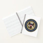 ミシシッピのシール(米国州) ノートブック (内部)