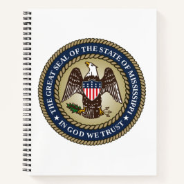 ミシシッピのシール(米国州) ノートブック