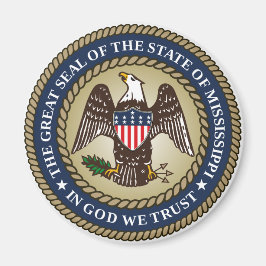 ミシシッピのシール(米国州) マグネット