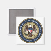 ミシシッピのシール(米国州) マグネット (正面/裏面)