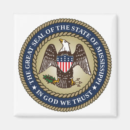 ミシシッピのシール(米国州) マグネット