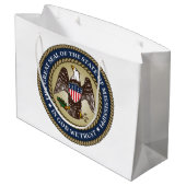 ミシシッピのシール(米国州) ラージペーパーバッグ (裏面アングル)