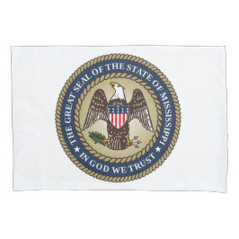 ミシシッピのシール(米国州) 枕カバー