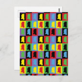 ミシシッピのパタポップ・アートのーン ポストカード (正面/裏面)