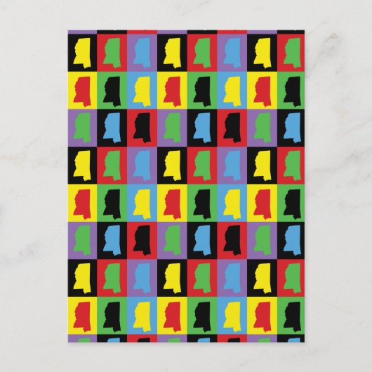 ミシシッピのパタポップ・アートのーン ポストカード (正面)