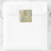 ミシシッピの新しい地図2 スクエアシール (バッグ)