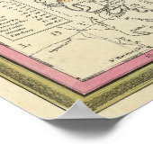 ミシシッピの新しい地図 ポスター (角)