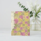 ミシシッピの新しい地図 ポストカード (スタンド正面)