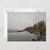 ミシシッピの瞑想ミネソタ岬 ポストカード (正面/裏面)