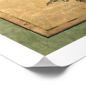 ミシシッピの1820年初期の地図 ポスター (角)