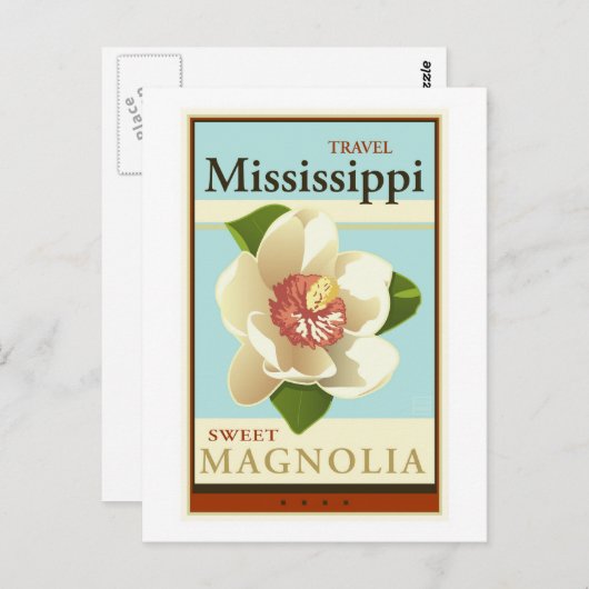 ミシシッピを旅行する ポストカード (正面/裏面)