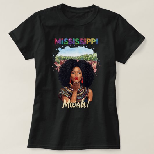 ミシシッピキッス Tシャツ (デザイン正面)