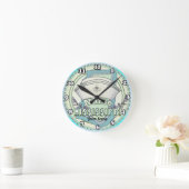 ミシシッピナース ラウンド壁時計 (ホーム)