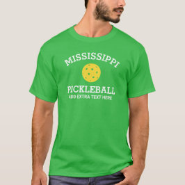 ミシシッピピックルボールクラブパートナーネームカスタム Tシャツ