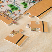 ミシシッピヴィンテージの地図 ジグソーパズル (側面)