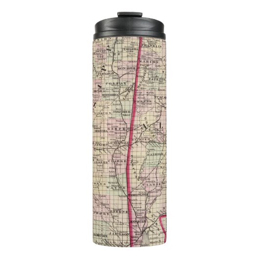 ミシシッピーおよびアラバマ タンブラー (正面)