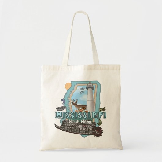 ミシシッピーのトートバッグ トートバッグ (正面)