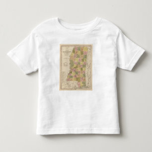 ミシシッピーの新しい地図 トドラーTシャツ