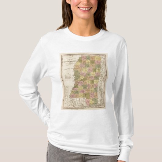 ミシシッピーの新しい地図 Tシャツ (正面)