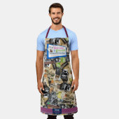 ミシシッピーの水曜日オールオーバープリントエプロン エプロン (着用した状態)