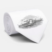 ミシシッピーの蒸気船のタイ ネクタイ (ロール)