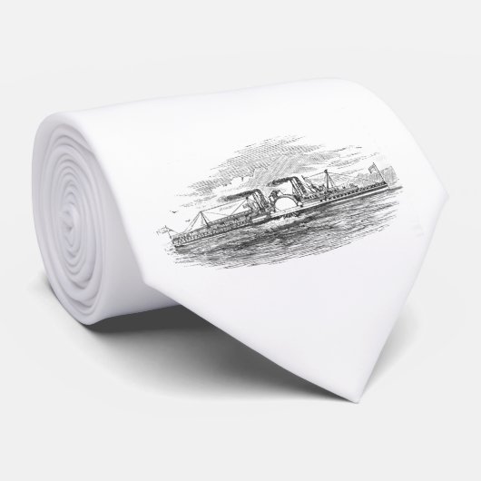 ミシシッピーの蒸気船のタイ ネクタイ (ロール)