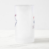 ミシシッピーはビールのジョッキを曇らしました フロストグラスビールジョッキ (中央)