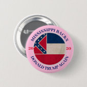 ミシシッピーは再びトランプに背を向ける 缶バッジ (正面&裏面)