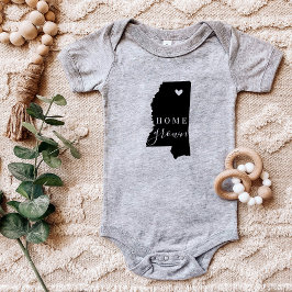 ミシシッピーホームグロウン州ティー ベビーボディスーツ
