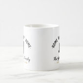 ミシシッピーホームスイートホームファミリーモノグラムマグ コーヒーマグカップ (中央)