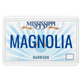 ミシシッピー免許プレートフレキシブル マグネット (横)