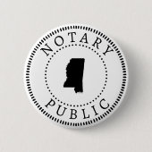 ミシシッピー公証人 缶バッジ (正面)