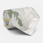 ミシシッピー川のデルタ(1874年)のヴィンテージの地図 ネクタイ (ロール)