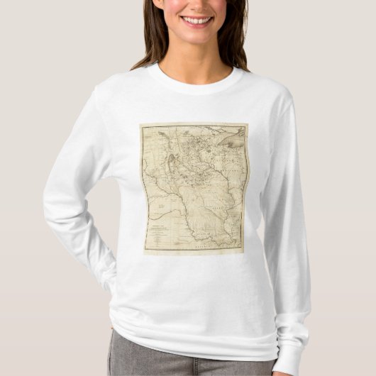 ミシシッピー川の水路測量の洗面器 Tシャツ (正面)