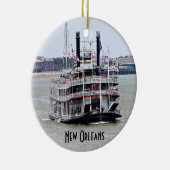 ミシシッピー川の蒸気船 セラミックオーナメント (右)