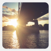 ミシシッピー川サンセットクルーズ スクエアシール (正面)