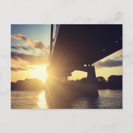 ミシシッピー川サンセットクルーズ ポストカード (正面)