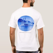 ミシシッピー川米国Snagboat J.G. Parke Tシャツ (裏面)