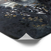 ミシシッピー汽船のベンドの丸め ポスター (角)