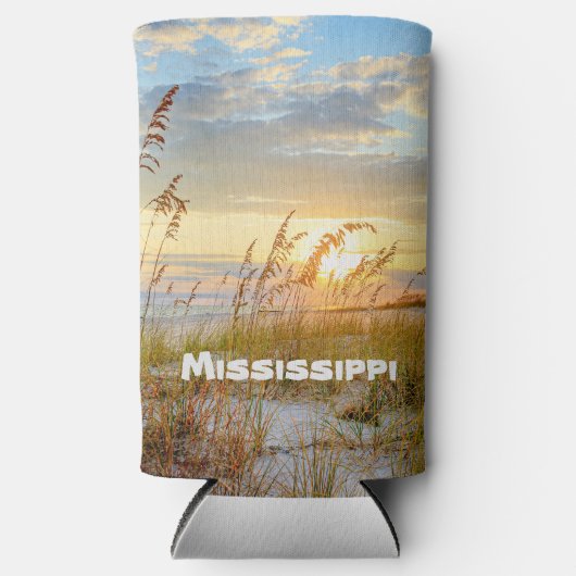 ミシシッピー湾岸飲料クール スリム缶クーラー (正面)