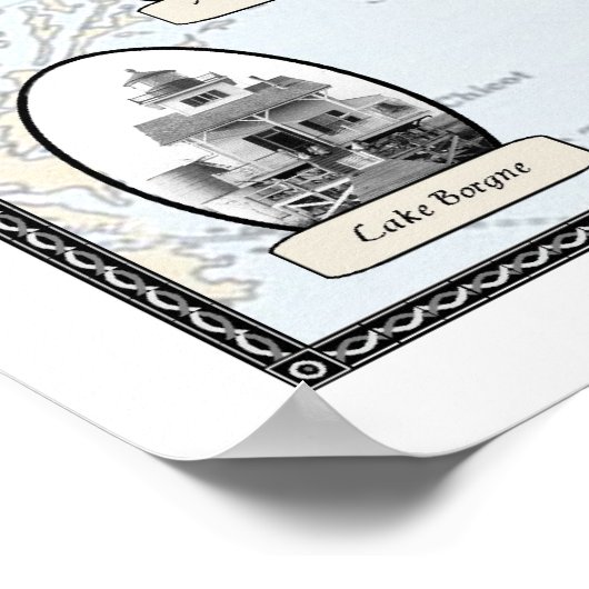 ミシシッピー灯台 ポスター (角)