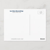 ミシシッピー葉書に架かるツインブリッジ ポストカード (裏面)